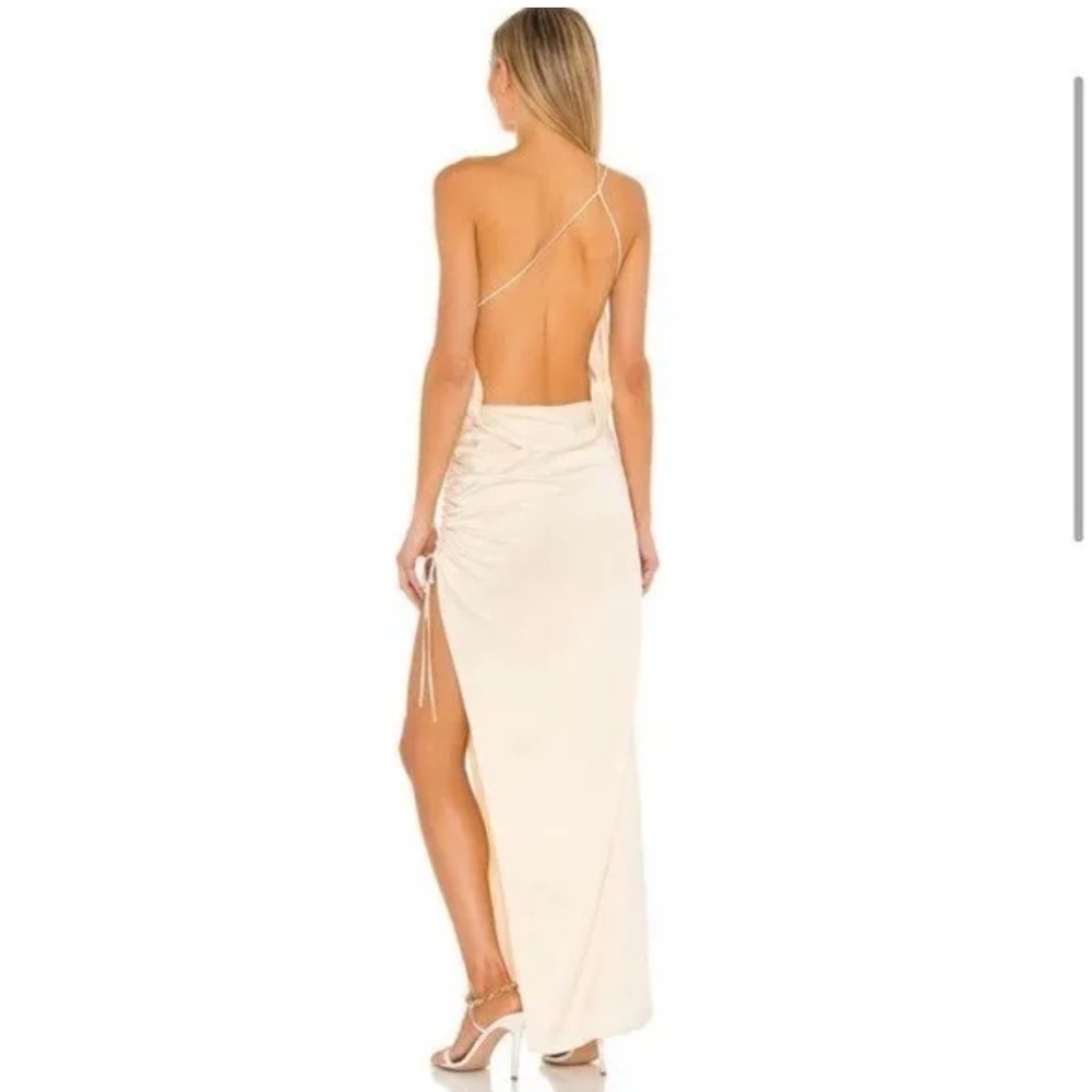 LOVERS AND FRIENDS Ivory long backless dress. Medium